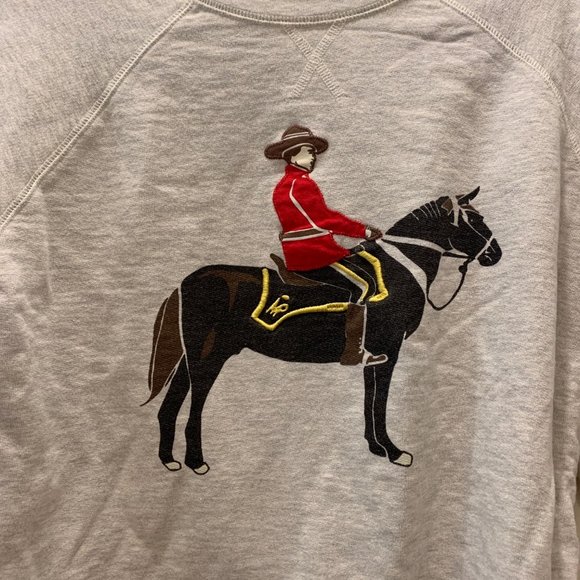 Arborist Mountie Horsemane Cotton Sweatshirt - Picture 2 of 6